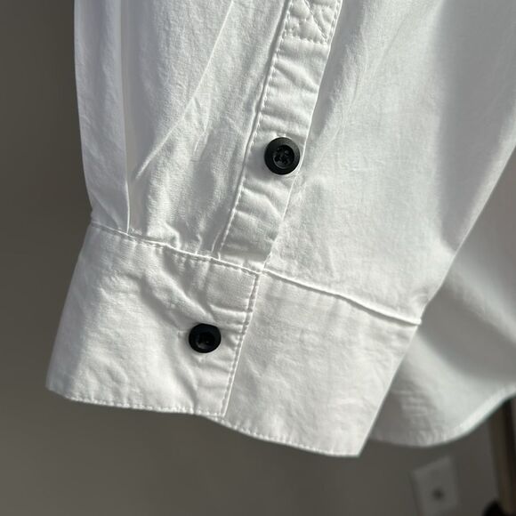 Sweet Rain Graphic Oversized Button Down Shirt Size XL Untamed Strange Print - Picture 12 of 12